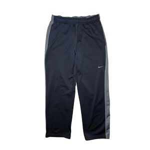 Nike Therma-FIT Fleece Athletic Sweatpants Mens Large Black Gray